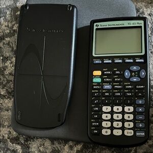 Texas Instruments TI-83 Plus Black and Gray Calculator